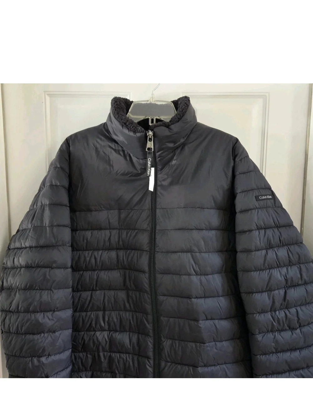 Calvin Klein Black Sorona Aura 7 Degrees Warmth Water Resistant Fleece Mens XL